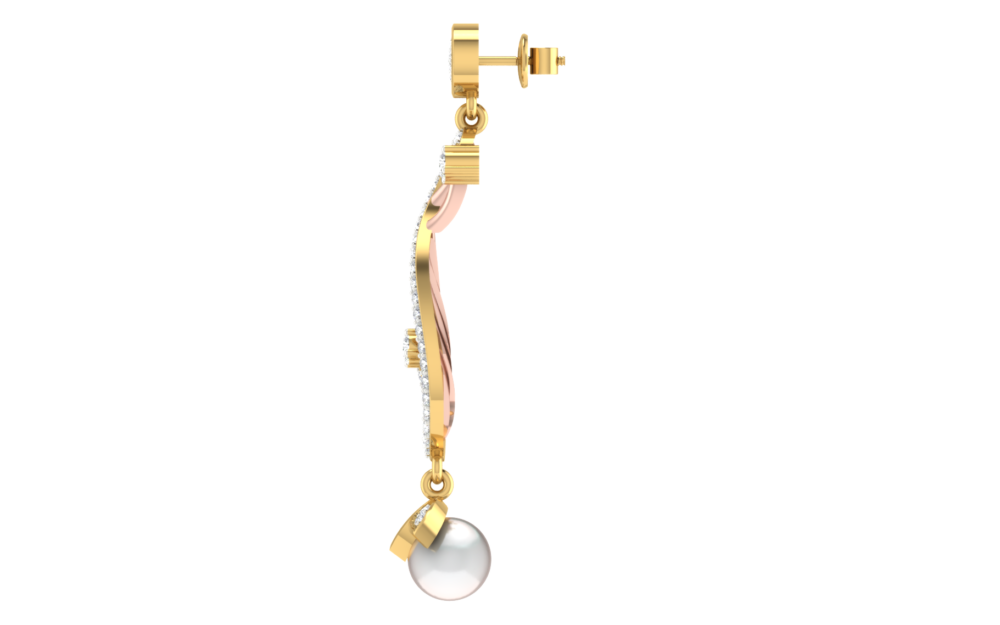 Exquisite Real Diamond Drop Earrings TearDrop – By Abhedya Jewels - Image 3