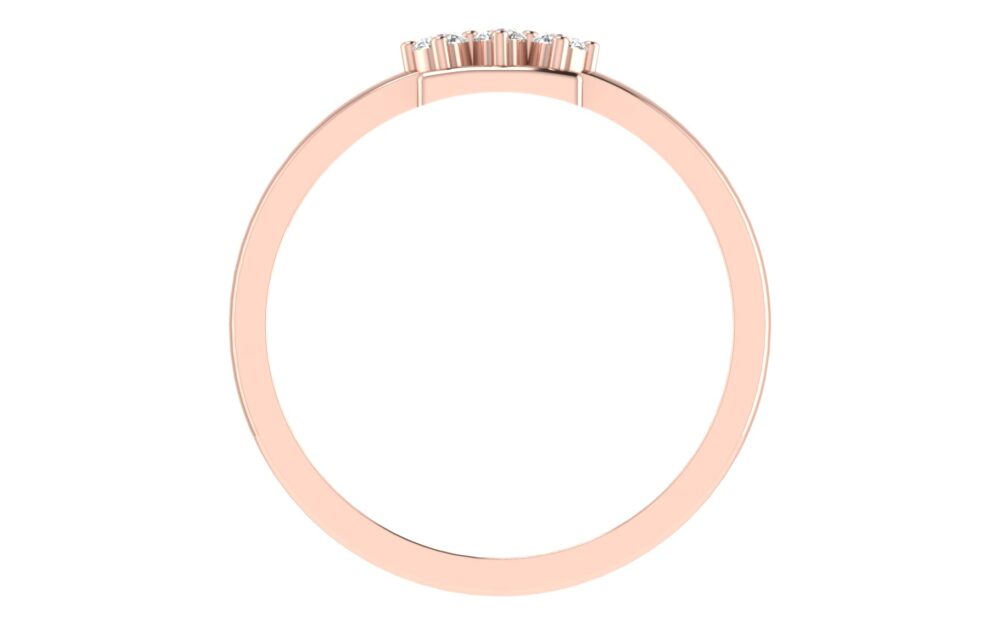 Trendy minimalist Natural Diamond Ring for woman gift - Image 5